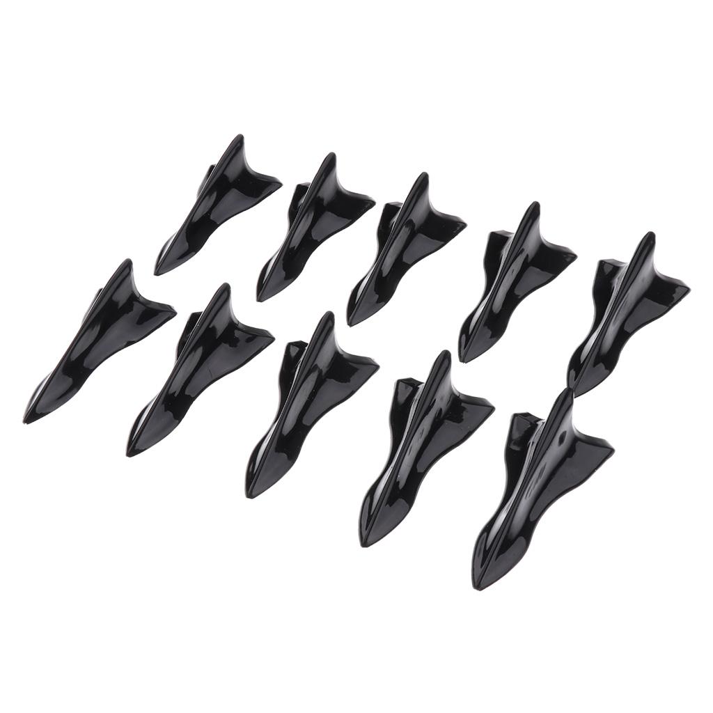 10 Pieces Air Generator Fin for Car Spoiler Roof Wing Increases and Performance Decreases Turbulence