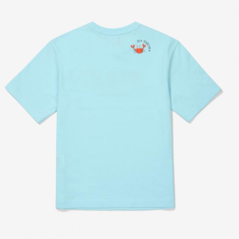 [fila Kids] Marine Graphic T shirT  Fk2rsf2301x miT  q0zFk2rsf2301xmiT