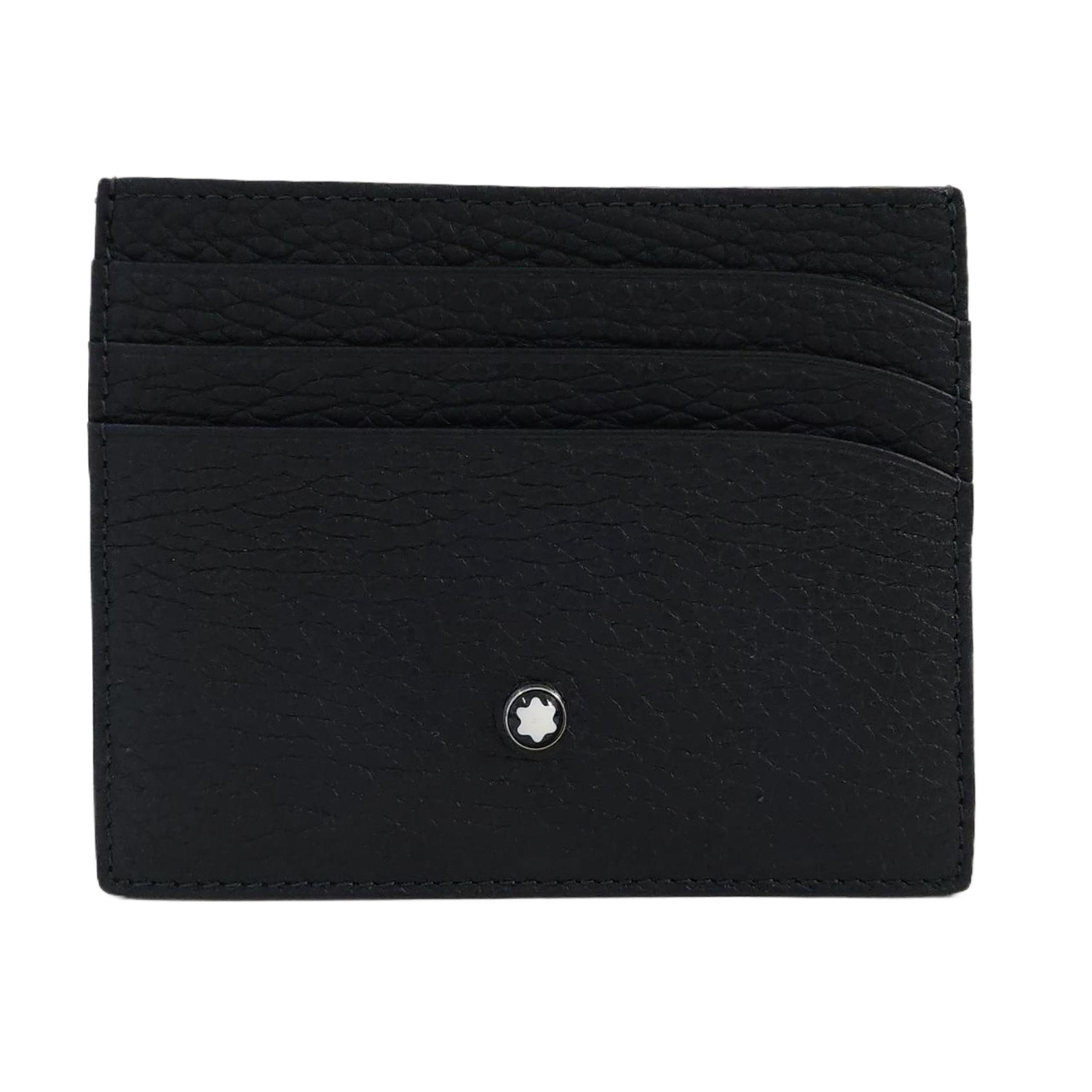 [Pre-Owned] Meisterstück Logo Leather Card Holder - Excellent #QG9K8F ONE SIZE