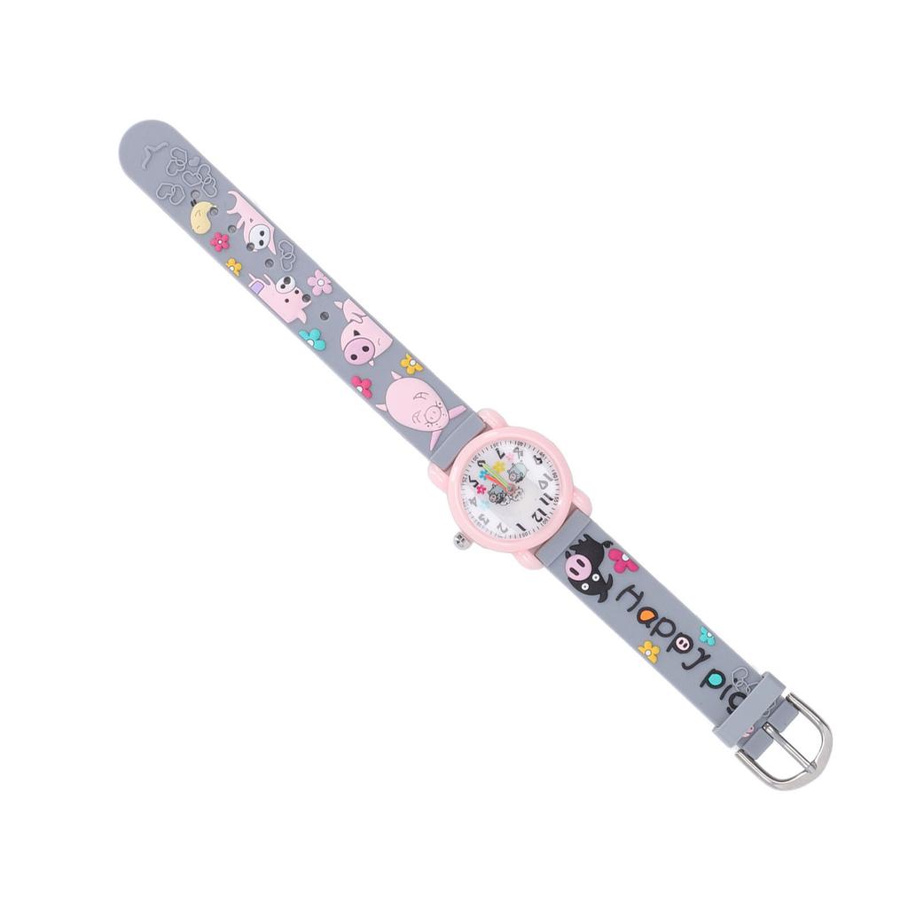 3D Cartoon Watch Toys Clear Scale Cute Decoration Waterproof Kids Watch for 3 To 8 Years Old Boy Home School