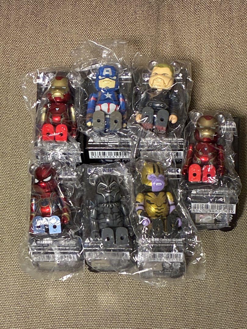 

[USED] Bearbrick Chase Marvel Infinity Saga Full Set of 7
