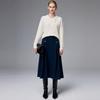 Palo Women's 100% Cashmere V-Neck Cable Knit Sweater