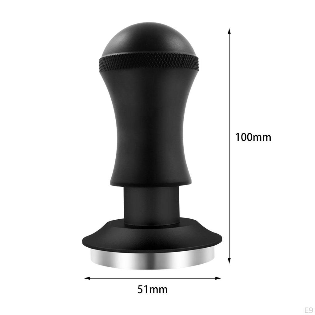 Coffee Tamper, Espresso Pressure Tamper Tool, Stainless Steel Flat Base, Distributor Grind