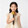 Gold Silver Glitter Toy Fake Mic Handheld Size Plastic Prop Microphone  Bar Costume Party