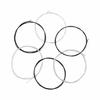 Black Nylon Classical Guitar String 2 Full Set and 3 In 1 Guitar String Winding Tool Guitar String Winder Guitar String Cutter Guitar Pin Puller