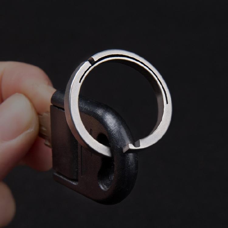 Nyckelringar Sidoknappade Nyckelringar Kraftiga Nyckelringar av Titanlegering