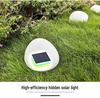 Outdoor Waterproof Solar Pebble Light: Seven-Color LED Lawn Lamp with Induction Control