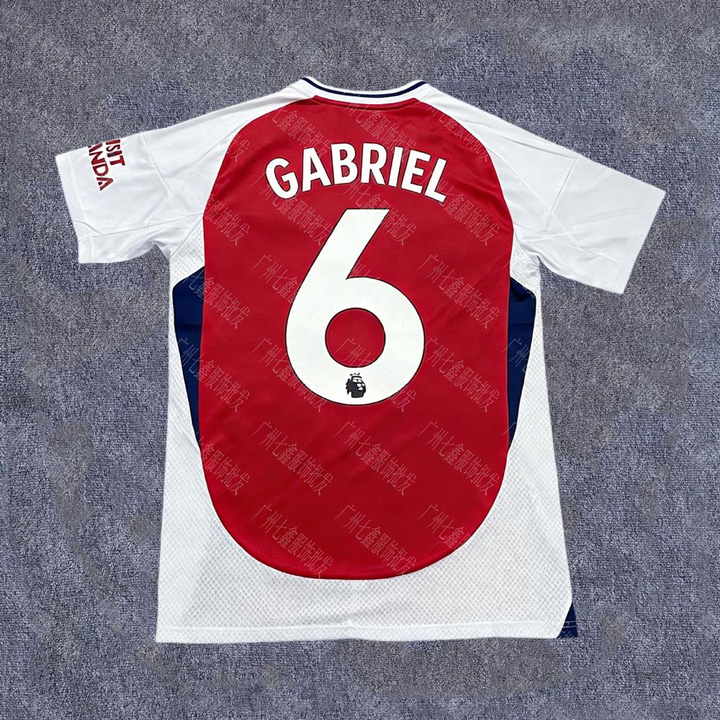 Cross-border Delivery 242526 Arsenal Short-sleeved Jersey, Star Number, Quality Printing Number, Spot Size T-shirt, Rest Assured To Shoot