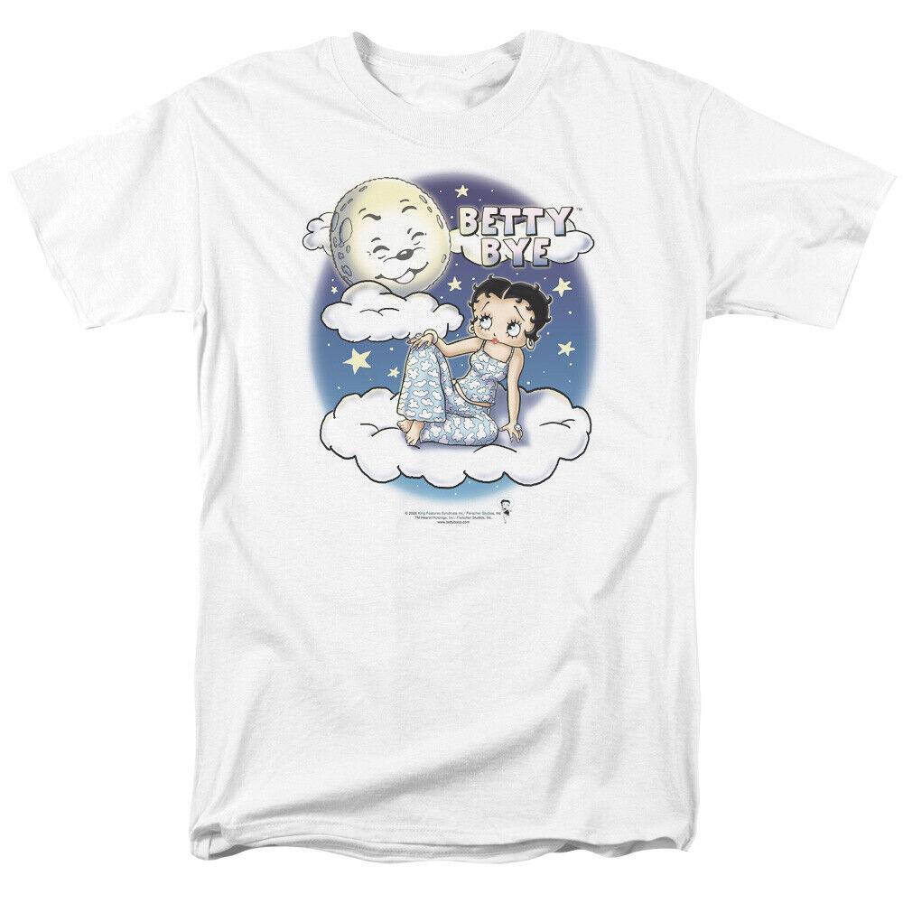 

Белая футболка унисекс Betty Boop Betty Bye с героями мультфильмов
