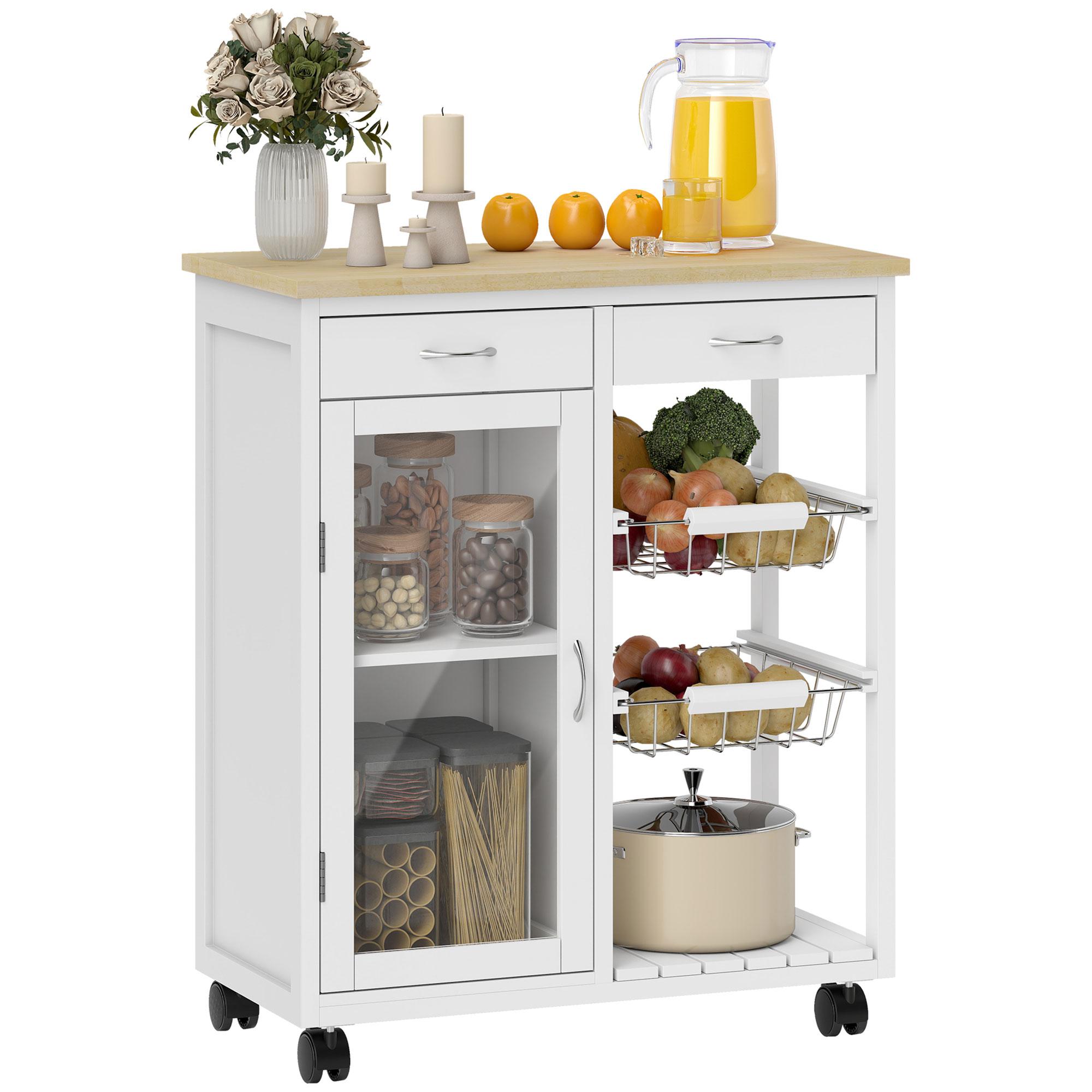 Kitchen trolley on wheels, kitchen central