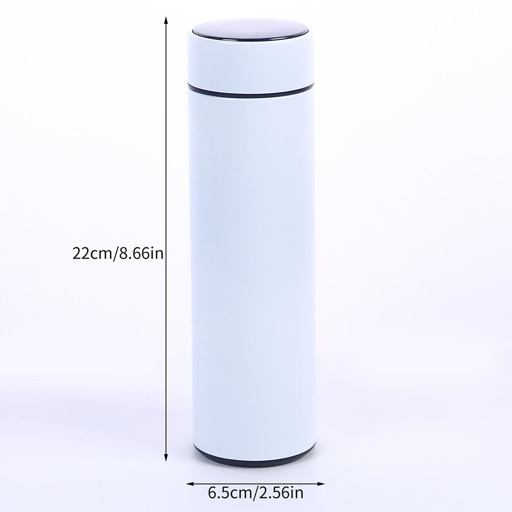 Smart Water Bottle with LED Temperature Display 500ML Stainless Steel Insulated Water Flask Tea Infuser Bottle 500ml