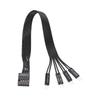 Motherboard Expansion Cable Power LED Reset PC Power F-PANEL Female to 2Pin Male Connector for Computer Reset Hard Drive