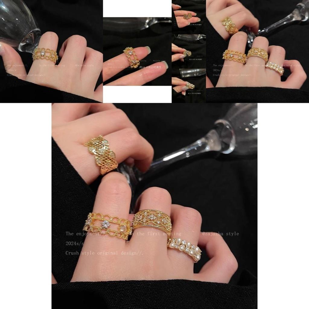 Stylish And Versatile Hollowed Flower Ring Perfect For Everyday Wear In 2024