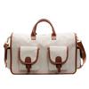 Large Capacity Business Trip Travel Bag Women's Bag 2025 New Casual Canvas Bag Men's and Women's Gym Bag Crossbody Handbag Trend