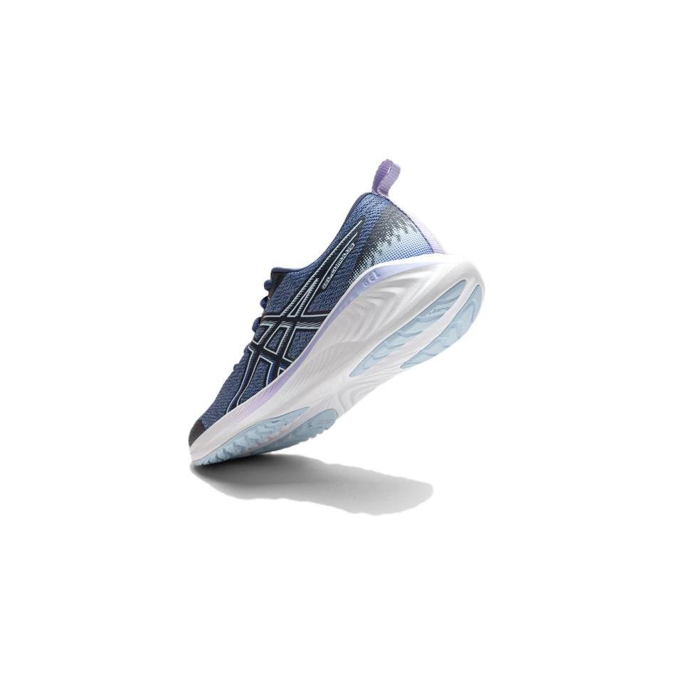 New Asics Gel Cumulus 25 Cushioning Wear Resistant Low Top Kids' Running Shoes Blue White Kids' 1014A312-401