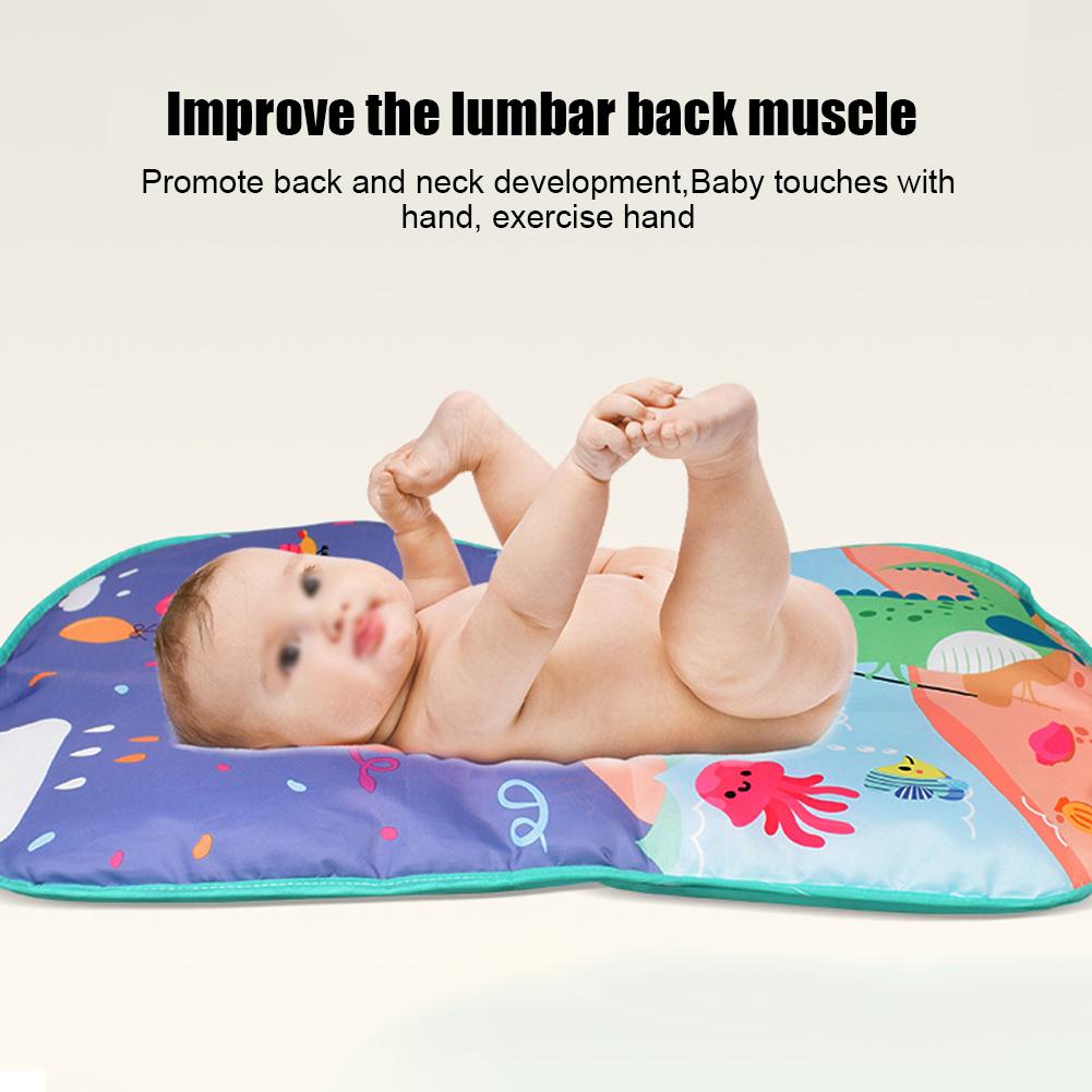 Early Educational Baby Pedal Toys Fitness Rack Play Mat Foot Piano Music ToyGreen