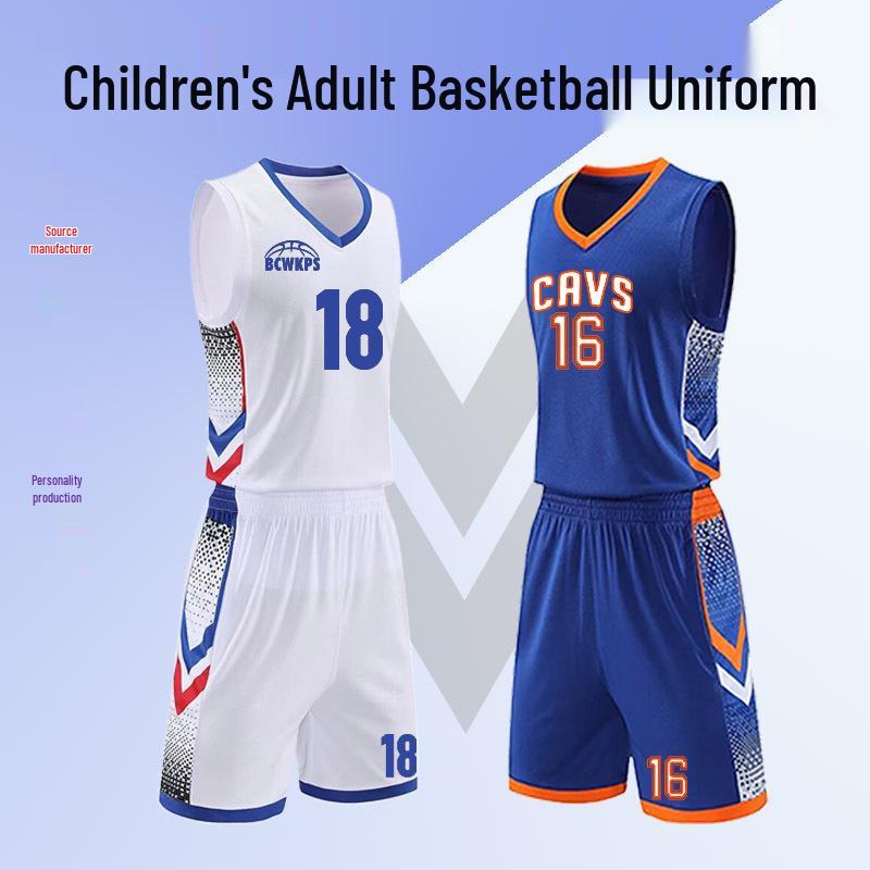 

Youth & Adult Quick-Dry Basketball Jerseys with Custom Printing for Team Training S