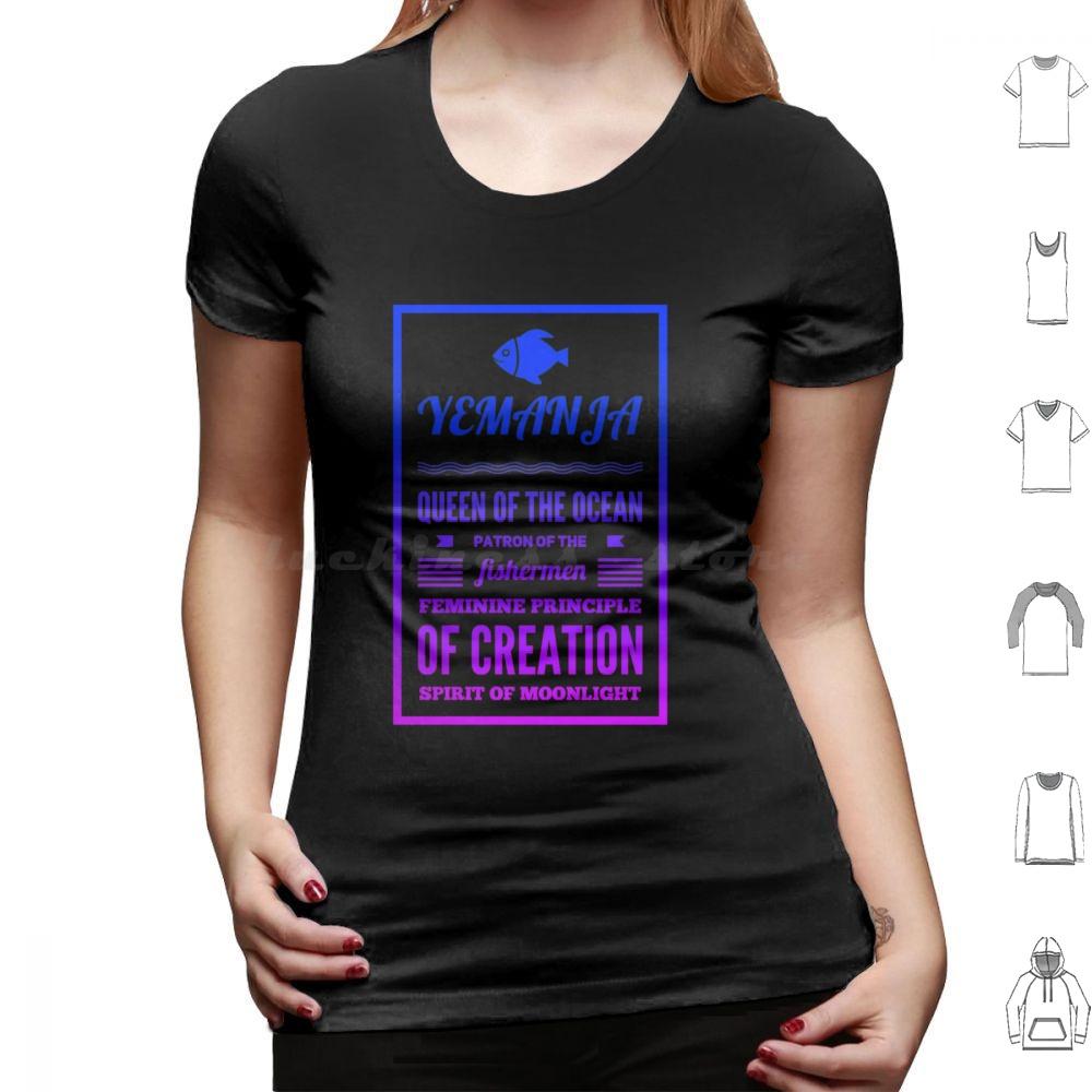 Yemanja Queen Of The Ocean T Shirt Men Women Kids 6xl Brazil Umbanda Iemanja Afro Candomblé Exú Macumba Sea Yoruba Africa
