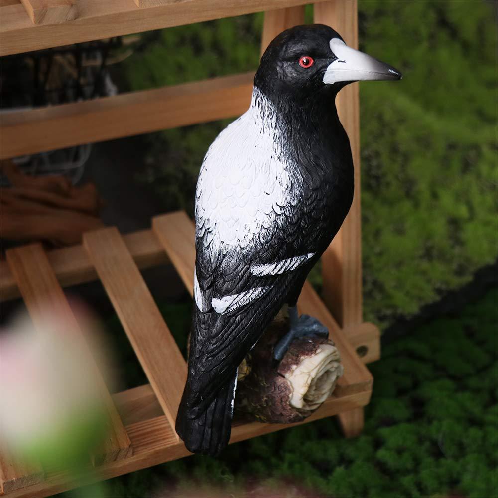 Resin Simulation Magpie Ornament Cute Cartoon Magpie Model Sculpture Creative Handicraft Animal Miniatures Figurine Gift