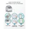 European Warehouse Stock Free Delivery Direct Order Smart Cat Litter Box Eco-Friendly Open Design Self Cleaning