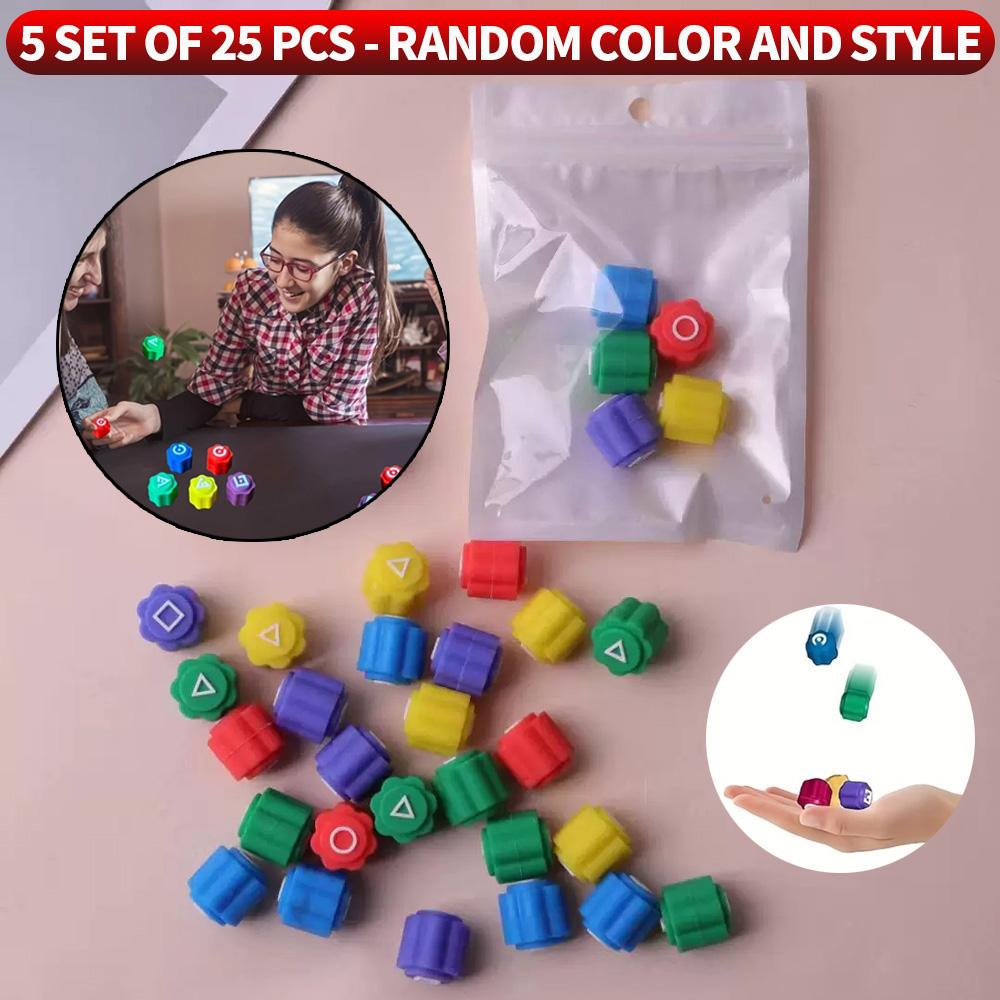 50pcs/25pcs/5pcs-Traditional stone catching game set, highly interactive, suitable for gatherings, parties, travel, etc