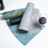 Anti Slip Dining Table Place Mats PU Leather Table Protective Pads New Placemats  Hotel