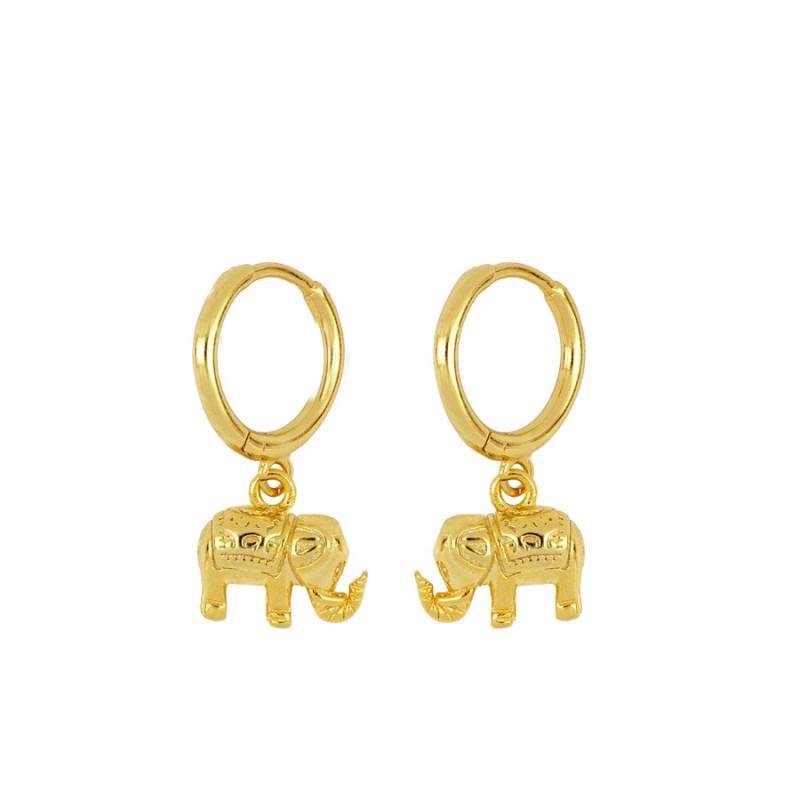 

CRMYA Vintage Piercing Ear CZ Zircon Cross Earring Gold Silver Filled Drop Earrings For Women Hoop Earings Jewelry Wholesale