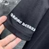 8015 CHROME HEARTS 2026 Sommar Ny Högkvalitativ Bomull Rund Hals Lös Stor Storlek Herr- och Dam-T-shirt Par-T-shirt