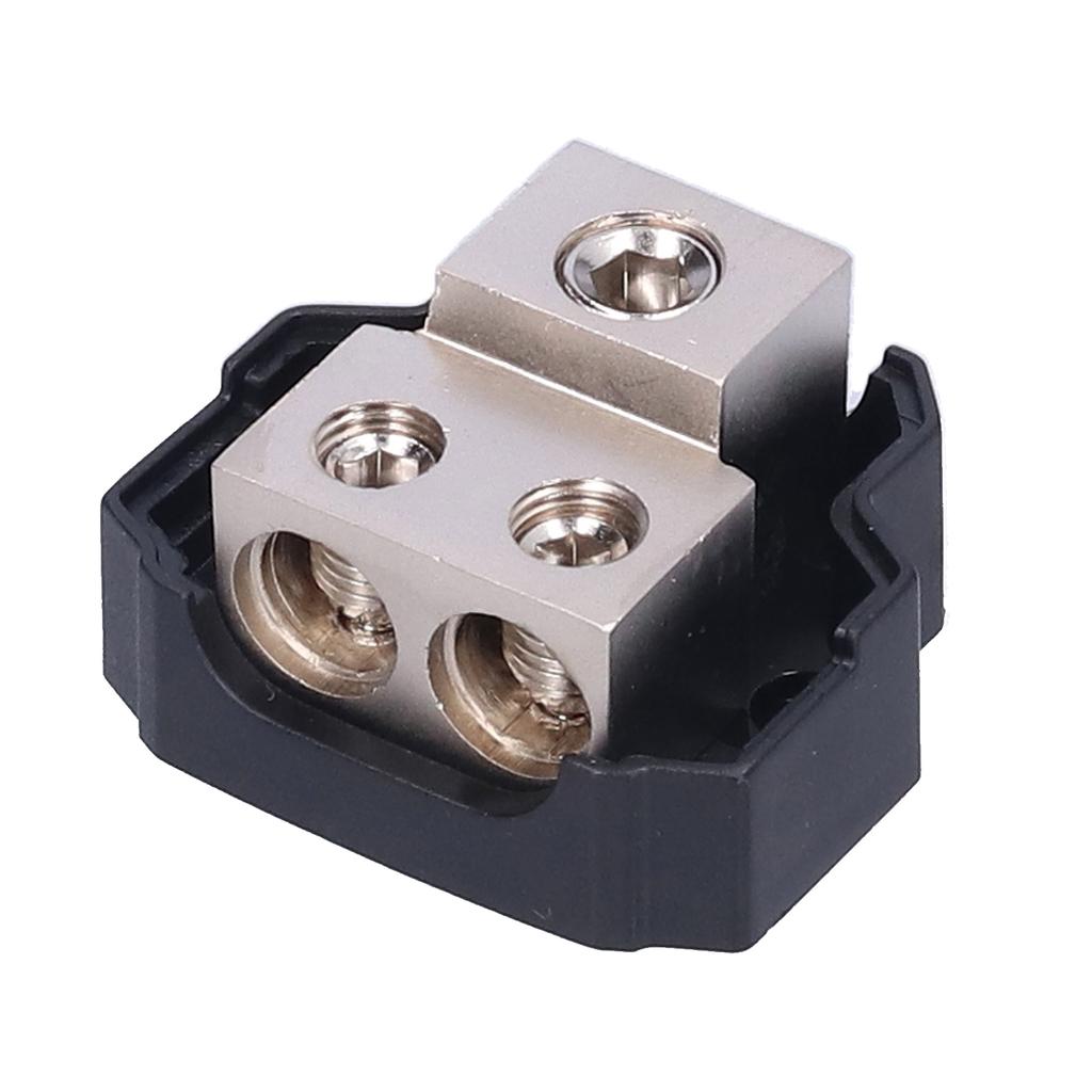 1 Inn 2 Ut Strømfordelingsblokk Sikringsholder 60A for Bil Lastebiler Båter Bobiler