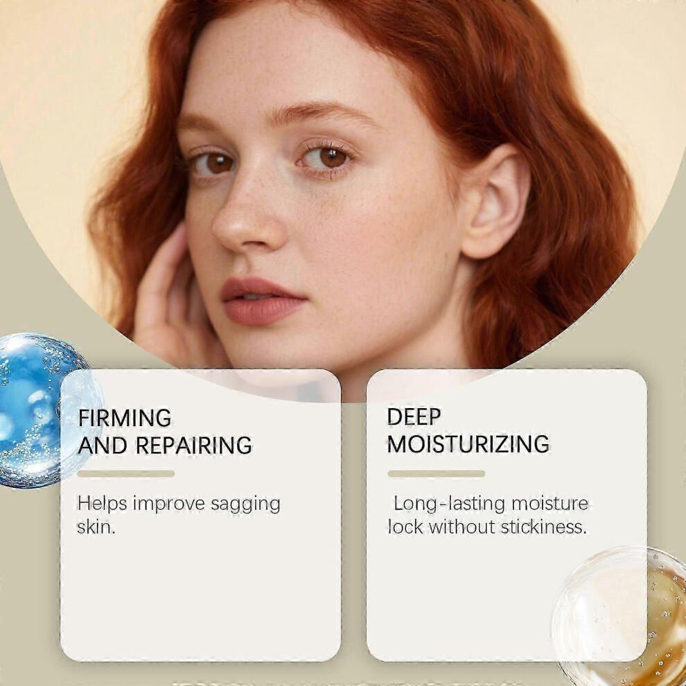 (2PCS)Copper Peptides Serum for Face - with GHK-Cu and Hyaluronic Acid - Anti-Aging Facial Serum for Skin Smoothness, Firm-Looking, Skin Elasticity