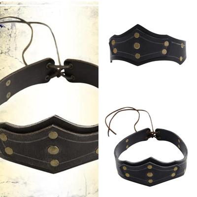 Ritter Kopfschmuck für Mittelalterlichen Stil Krieger Genietetes Stirnband Ritter Wikinger Kopfbedeckung Kelten Kopfschmuck
