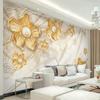 3d Wallpaper Gold European Style Jewelry Flowers Photo Wall Murals Living Room Tv Sofa Bedroom Home Decor 3d Fresco