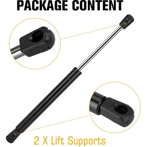 Rear Trunk Lift Support Shocks For Dodge Challenger 2008-2018 Gas Spring Strut Rod 6657 2 Pcs