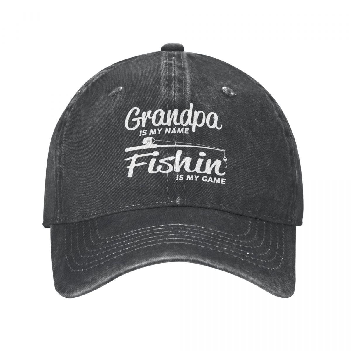 

Винтажная бейсбольная кепка для рыбалки, потертая бейсболка Snapback, кепка с форелью и окунем, дедушка, рыбак, уличные шапки, кепка