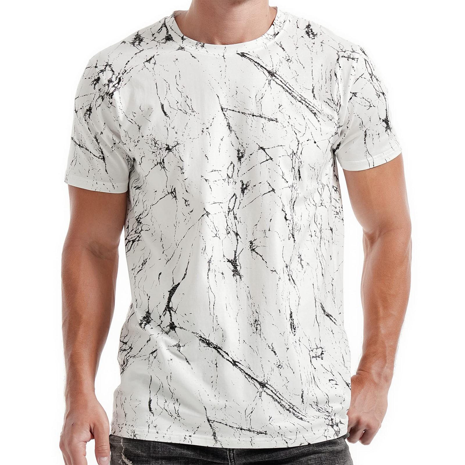 Men s Short-sleeved Tie- Top T-shirt XXL бежевый