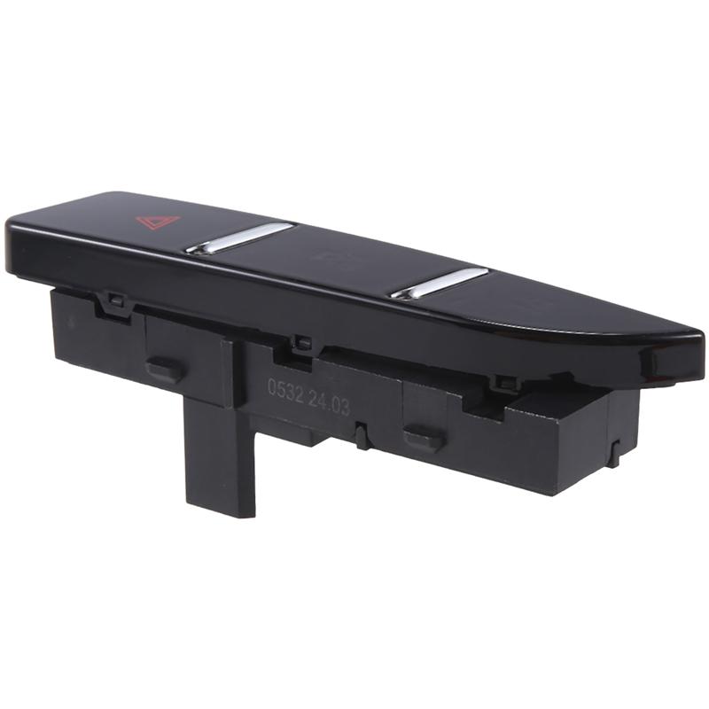 1 Piece Hazard Warning Switch Black Plastic Automotive Supplies For Cadillac XTS 2013- 84144311