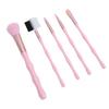 5pcs Makeup Brushes Portable Blush Eye Shadows Lip Facial Makeup Foundation Powder Brush Set for Beg