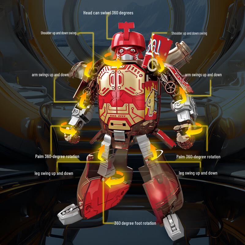 Babe Fairy Soda Transforming Robot Toy