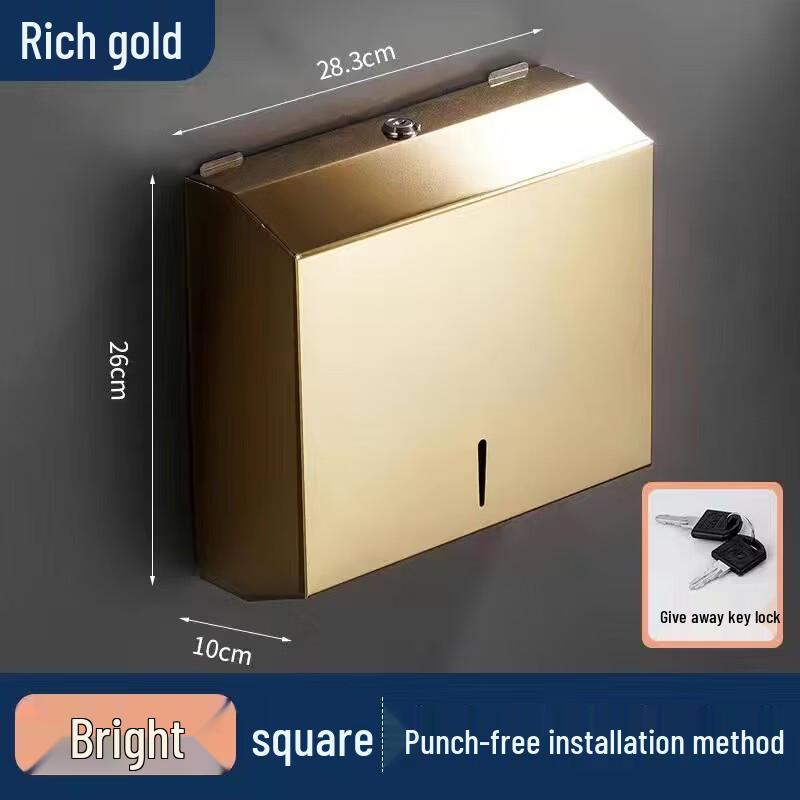Handun 304 Stainless Steel Large Toilet Paper Holder