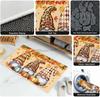 Thanksgiving Gnome Welcome Mat, Autumn Pumpkin Design Non-Slip Indoor/Outdoor Doormat, Bedroom Entrance Rug, Home Decor