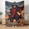 Naruto Blanket Durable Comfort Great for Bedding Chair Bed Four Seasons Universal Playful Design Perfect Gift for Relatives and Friends