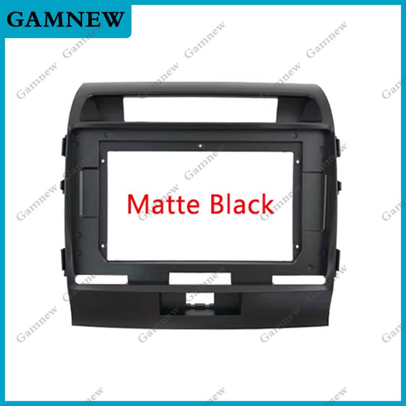 

10.1 Inch Car DVD Stereo Radio Android Frame Panel Fascia Cable For Toyota 2007-2015 LAND CRUISER Video Harness Adapter Player Matte Black Frame