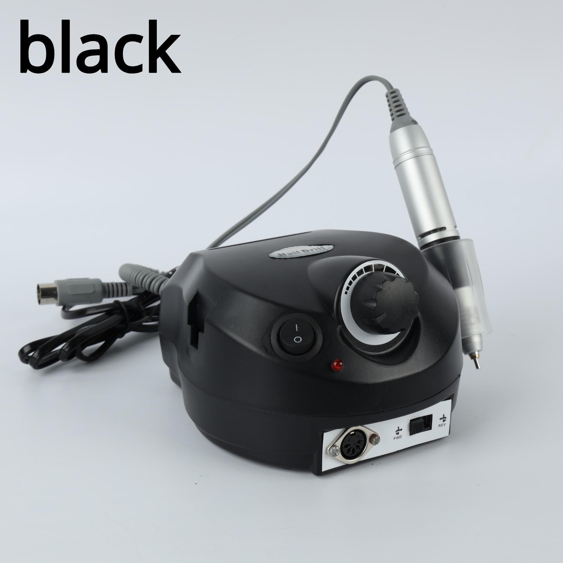 

Новое обновление Профессиональный электрический маникюрный аппарат для ногтей 35000 об/мин, фреза для педикюра, полный набор AU Plug чёрный