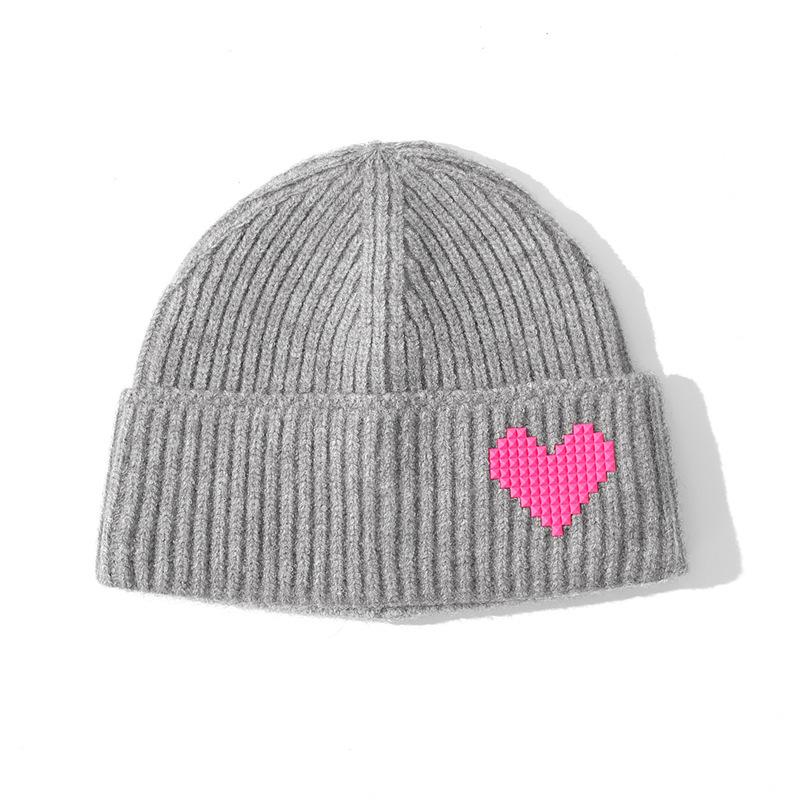 

Вязаная шапка женская осенне-зимняя студенческая универсальная защитная наушника теплая конусная шляпа цилиндр пара шерстяная шапка пуловер шапка