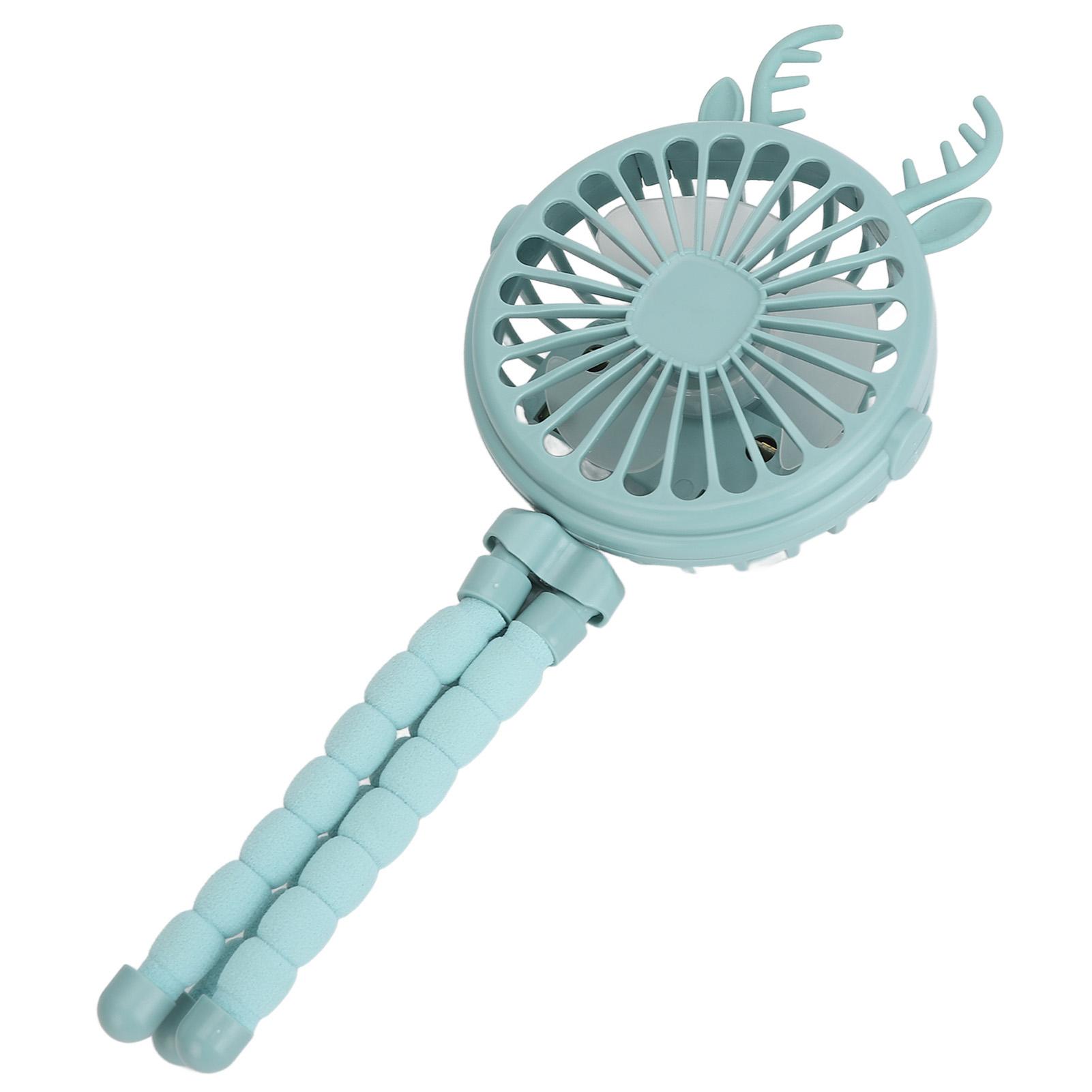 

Desk Fan Direction Power Flexible Dual Use Portable Fan Night Light for Dorm