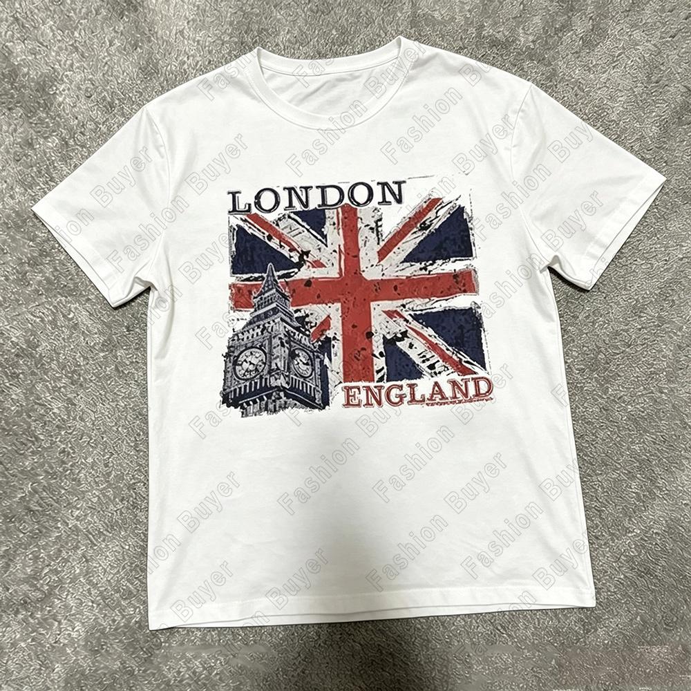 Women London Y2k Unisex Short-sleeved Tops Woman Clothes Women's Anime Girl T-shirt KawaiiY2k Kitty Female Clothing Emo