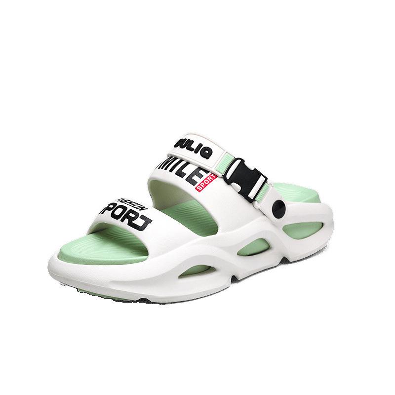 Mode Herren Hausschuhe 2025 Sommer rutschfest dicke Sohle mit einem Kot-ähnlichen Gefühl Badezimmer Strand Sandalen für Herren