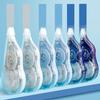 6Pcs Correction Tape Roller Set Smooth Compact Design No Drying Time Adhesive Grooves Built-in Roller Adhesive Tape