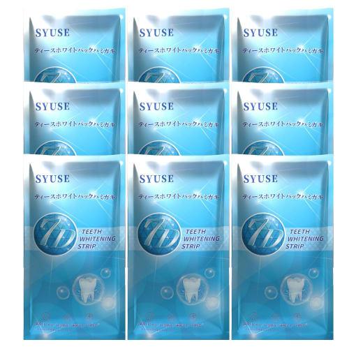 SYUSE Whitening Sheets, Teeth Whitening at Home, Teeth Care Pack, Toothpaste Sheets, Removes Yellowing from Teeth (9-Day Supply, 18 Sheets)