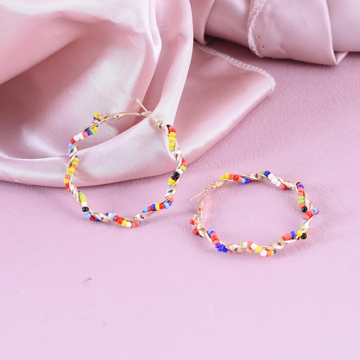 Elegant Retro European Bohemian Beaded Slimming Earrings